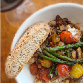 Gluten-Free Pasta with Balsamic Reduction Sauce Gluten-Free Pasta with Balsamic Reduction Sauce