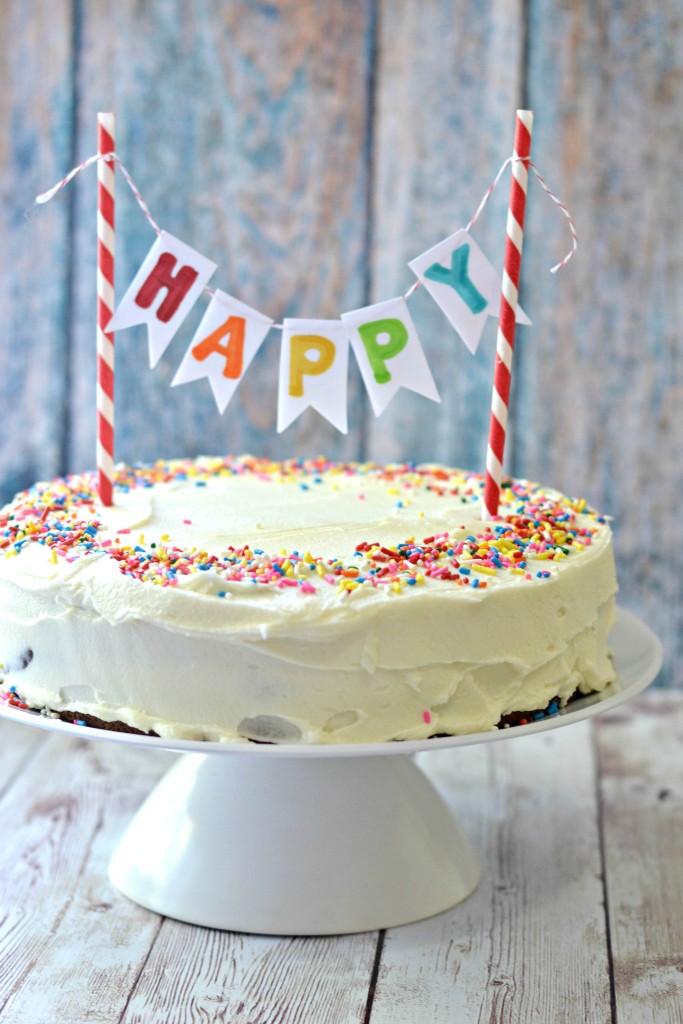 Gluten Free Happy Birthday Cake 