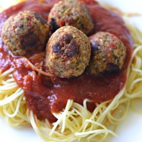 Spaghetti and Vegan Meatballs Spaghetti and Vegan Meatballs