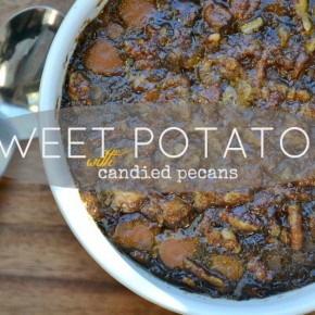 Vegan Sweet Potatoes with Candied Pecans Vegan Sweet Potatoes with Candied Pecans