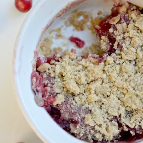 Vegan Cranberry Cheese Crumble Vegan Cranberry Cheese Crumble