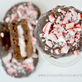 Gluten-Free and Vegan Candy Cane "Oreos" Gluten-Free and Vegan Candy Cane "Oreos"