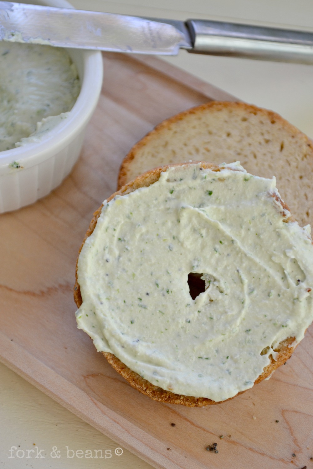 Raw Garden Herb Spreadable "Cheese" - Fork & Beans