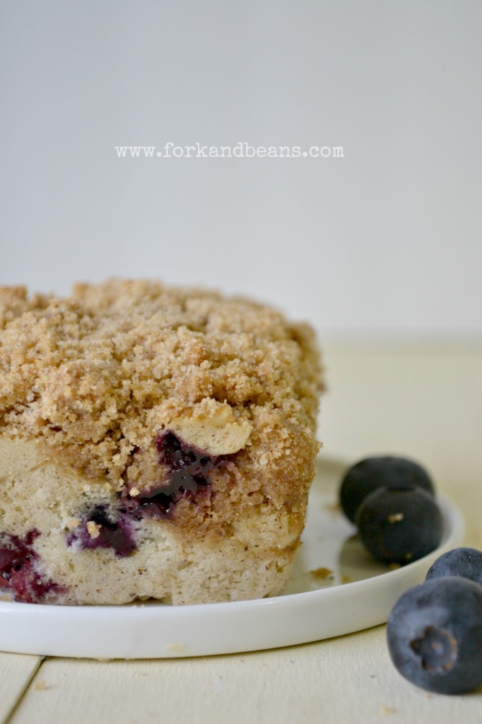 Gluten-Free Vegan Blueberry Coffee Cake - Fork & Beans