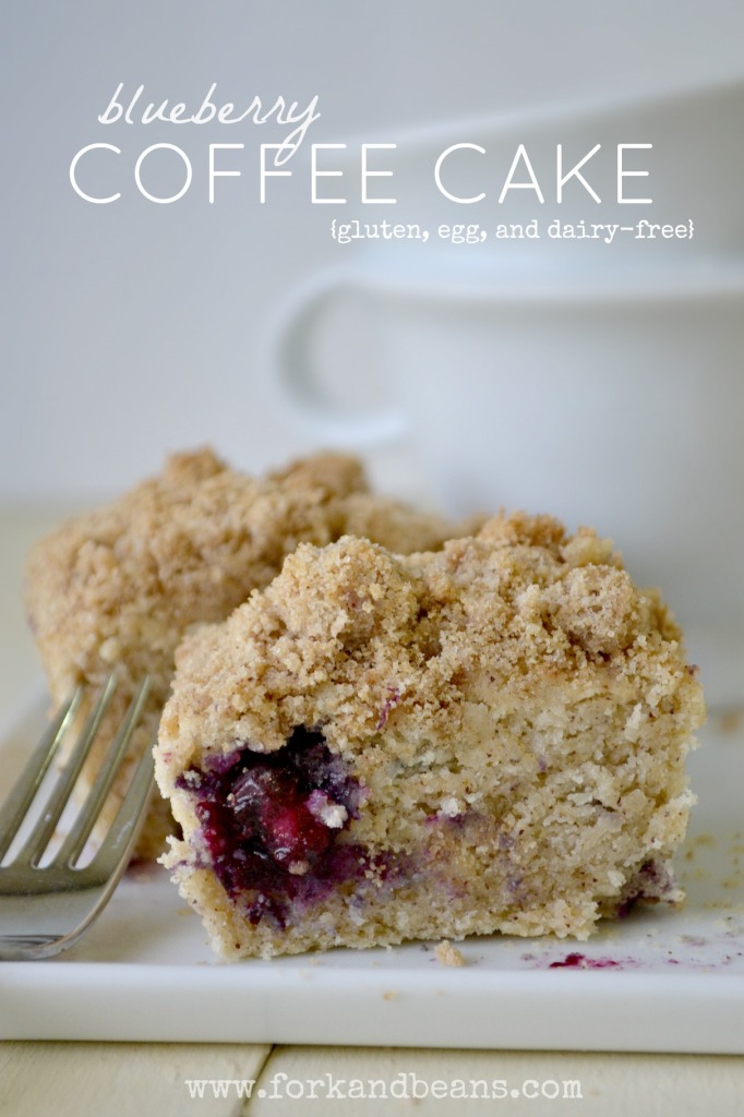 Gluten-Free Vegan Blueberry Coffee Cake - Fork & Beans