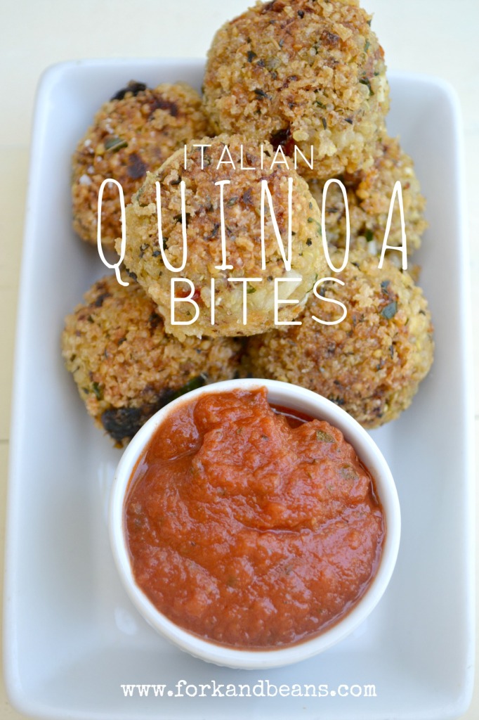 Italian Quinoa Bites - Fork & Beans