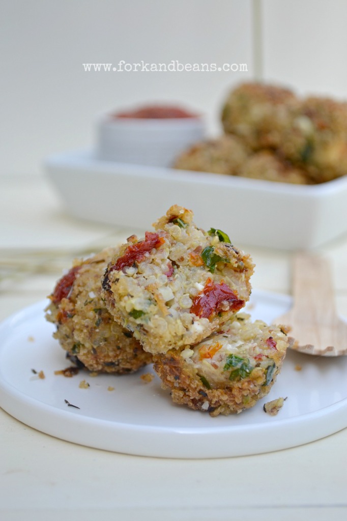 Italian Quinoa Bites - Fork & Beans