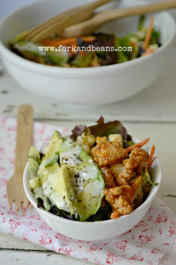 BBQ Cauliflower Salad - Fork & Beans