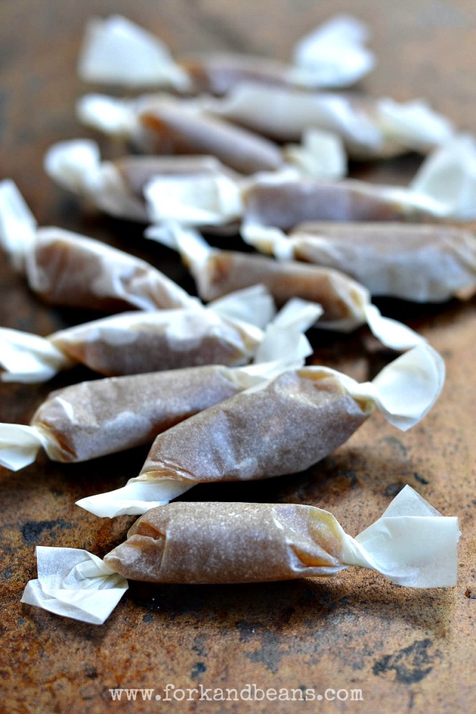 Vegan Salted Caramels - Fork & Beans