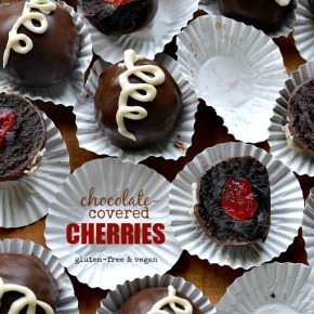 Vegan Chocolate-Covered Cherries Vegan Chocolate-Covered Cherries