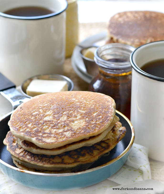 The Perfect Gluten-Free Vegan Pancake - Fork & Beans