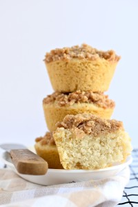 These copycat Cinnamon Streusel Mini Coffee Cakes happen to be DELICIOUS and made without gluten, eggs, and dairy!
