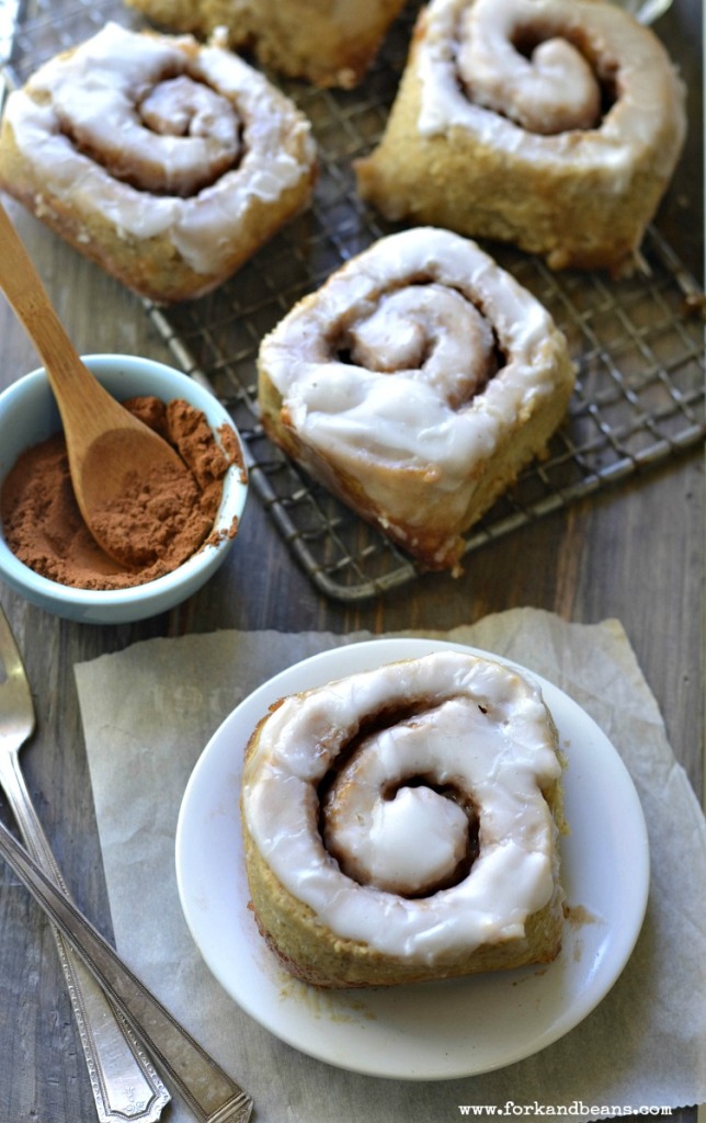 The Best Gluten-free Vegan Cinnamon Roll - Fork & Beans