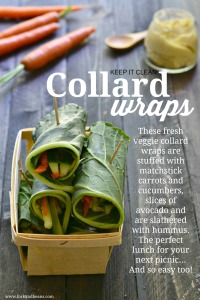 Fresh Veggie Collard Wraps