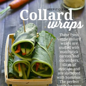 Fresh Veggie Collard Wraps Fresh Veggie Collard Wraps