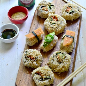 Vegan Spicy "Tuna" Sushi Vegan Spicy "Tuna" Sushi