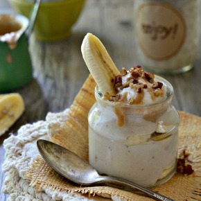 Raw Banana Pudding with Salted Caramel Raw Banana Pudding with Salted Caramel