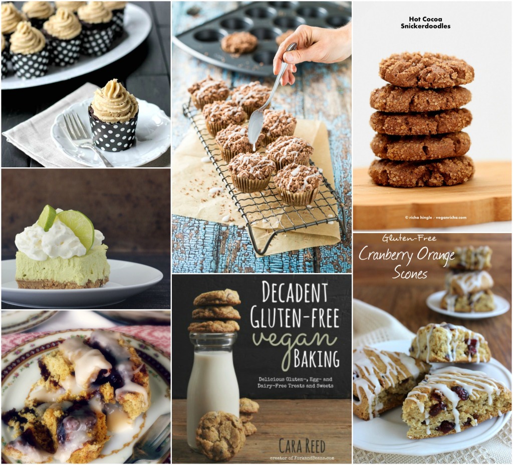 A Round-Up of Recipes from Decadent Gluten-free Vegan Baking Cookbook