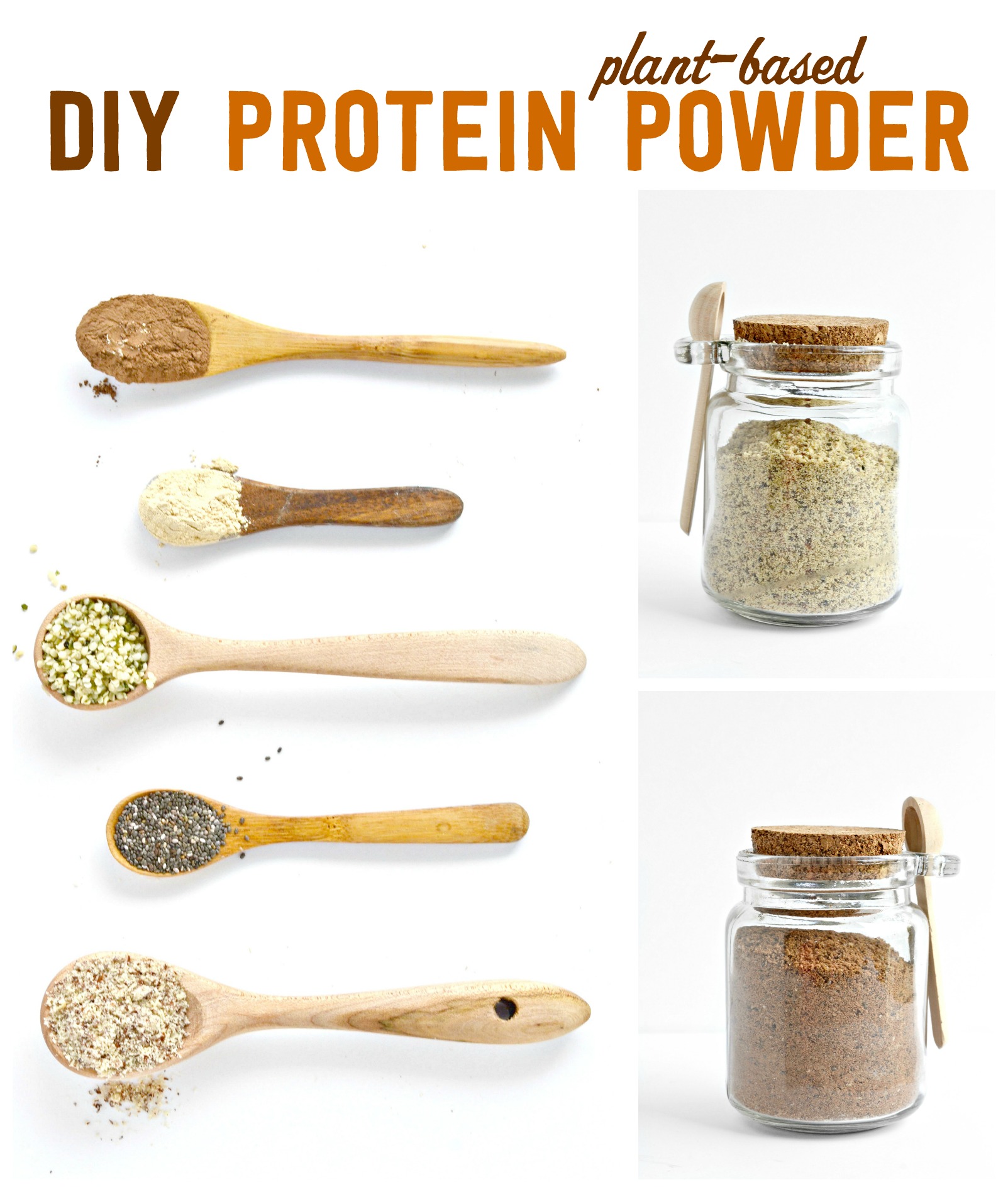 DIY Plant Based Protein Powder - Fork and Beans