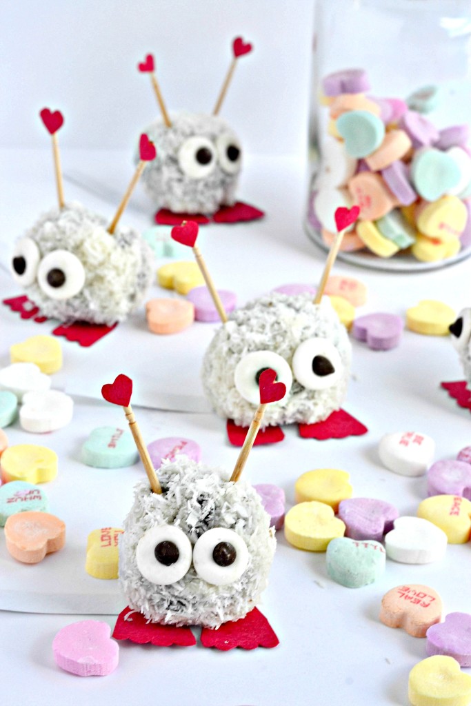A No Bake Cake Pop in the middle makes the cutest Love Bug Bite for Valentine's!