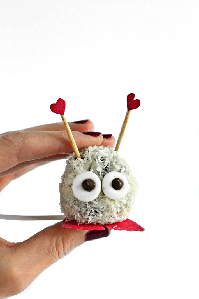 A No Bake Cake Pop in the middle makes the cutest Love Bug Bite for Valentine's!