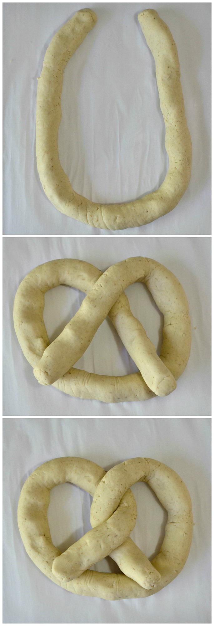 Easy-to-Make gluten free soft pretzels with a tutorial to help guide you.