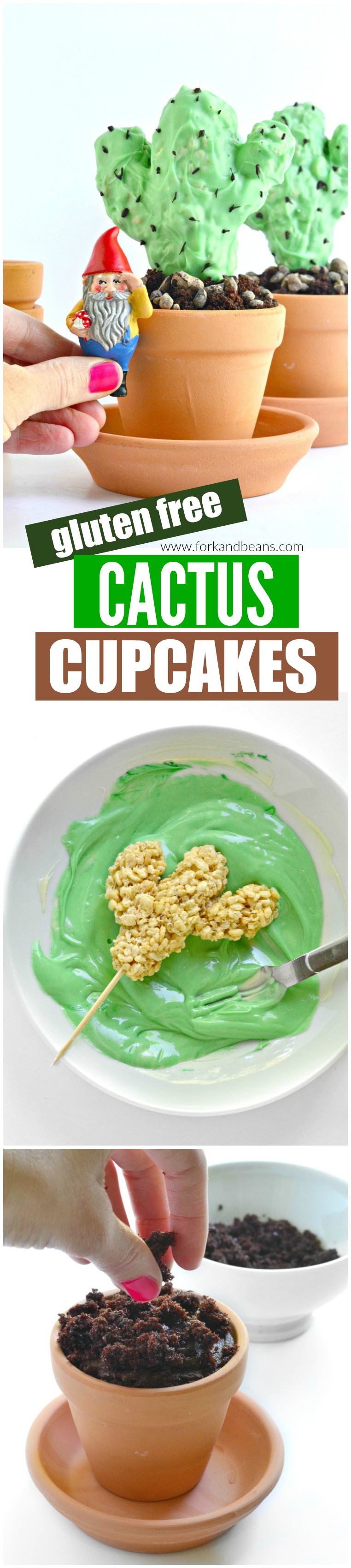 Gluten Free Cactus Cupcakes
