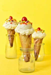 Taco Ice Cream Cones