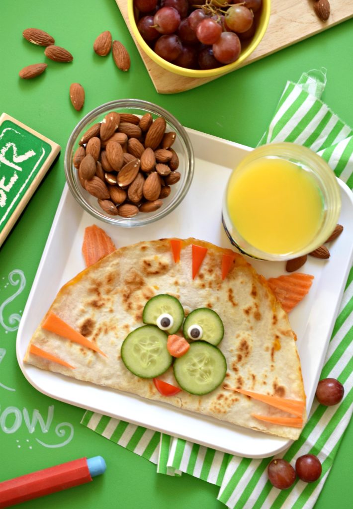 Catsadillas: Put a smile on your kid's face while you think outside of the lunchbox with these 10 Creatively Plant Based Lunchbox Ideas!