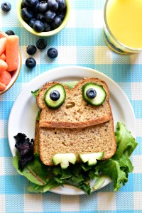 Froggy Sandwich (a fun kid-inspired, allergen-friendly lunch idea)