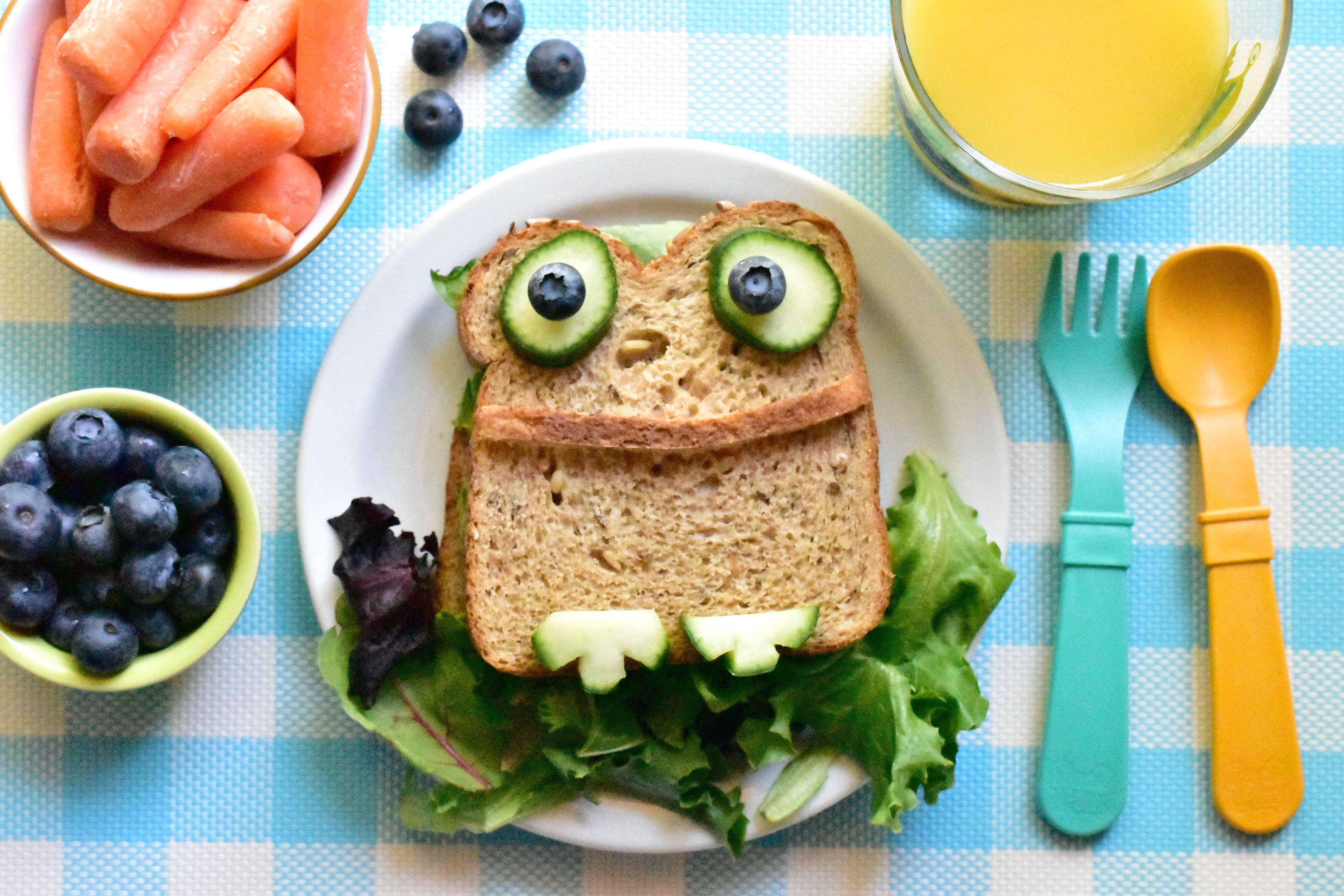 Froggy Sandwiches: Kid Lunch Ideas - Fork and Beans