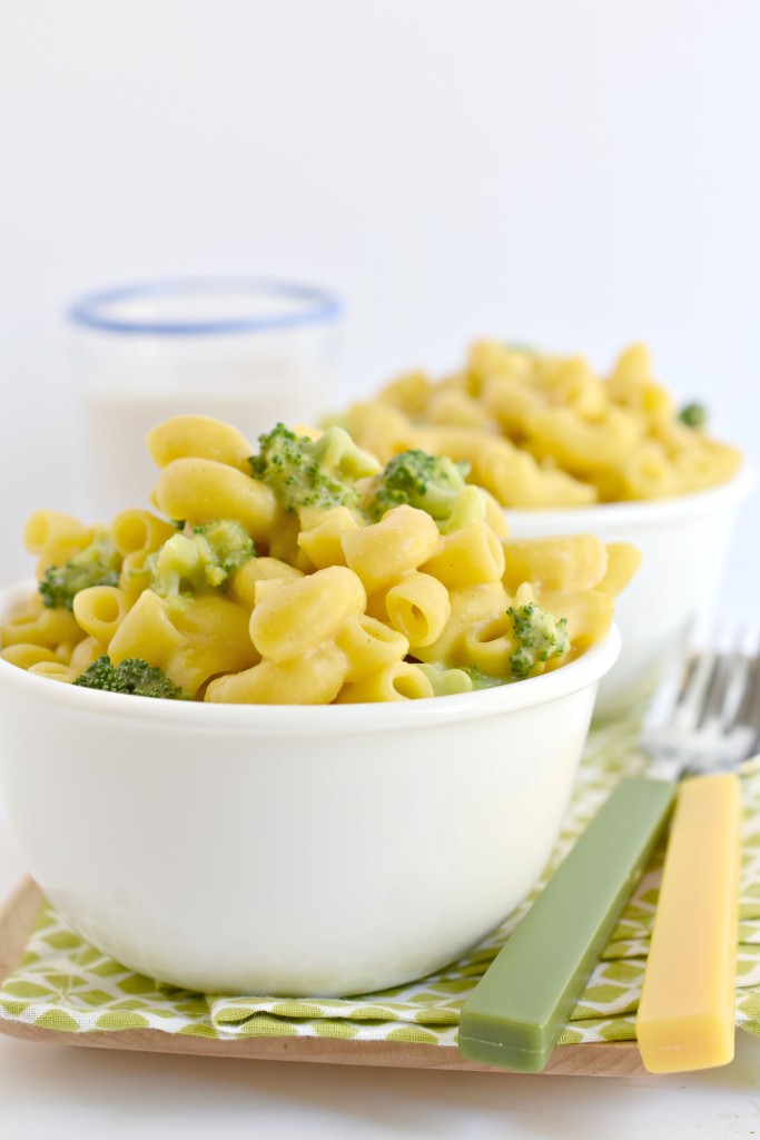 Gluten and dairy free Mac N' Cheese made of good stuff; the kids will never know they are eating their veggies!