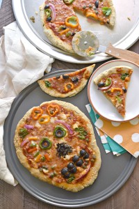 Day of the Dead Skull Pizzas--a complete allergen friendly Halloween meal idea!
