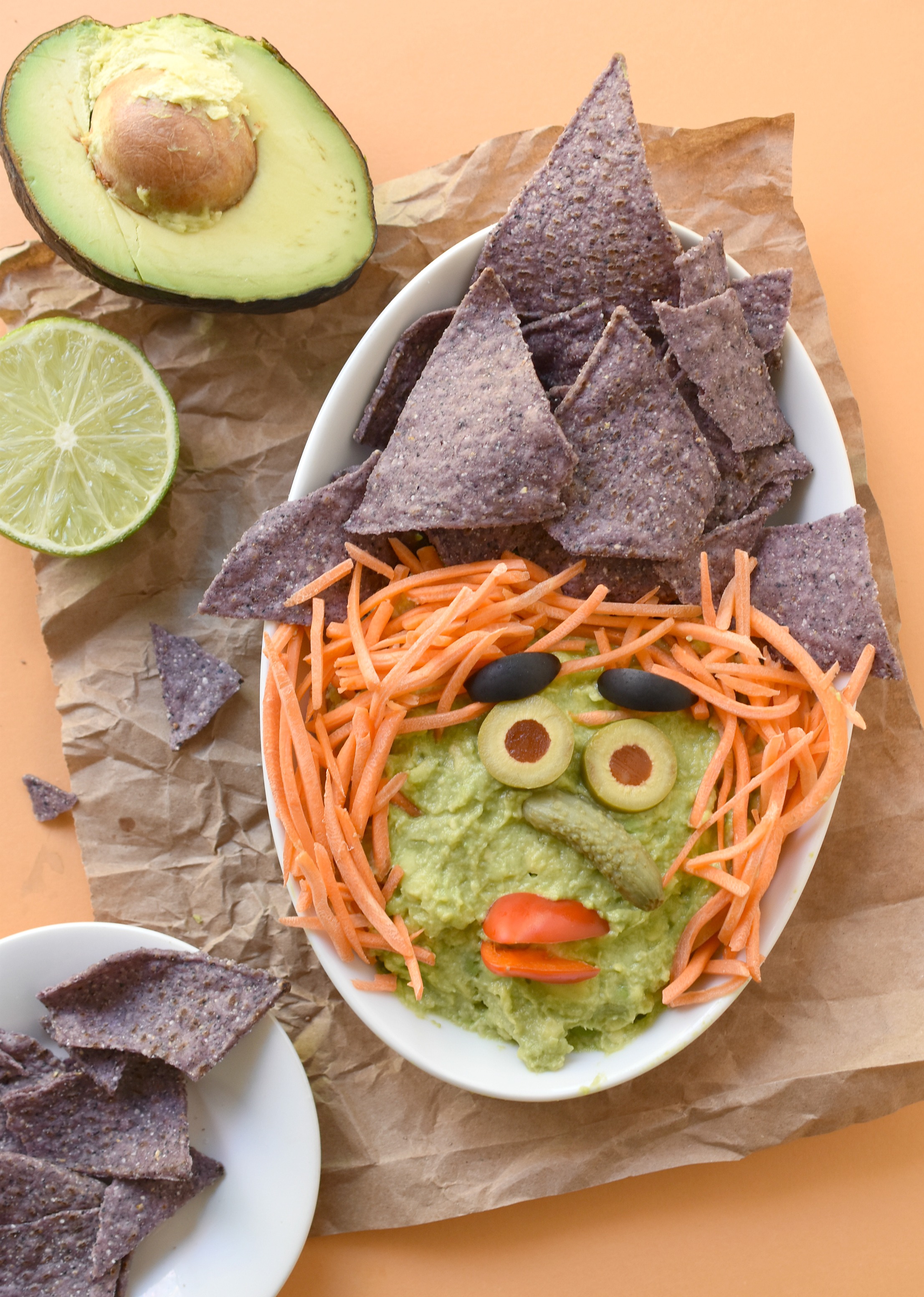 Witchy Guacamole Dip - Fork and Beans