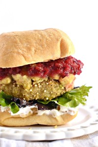 EASIEST Thanksgiving Leftovers Quinoa Burger using just 2 main ingredients!