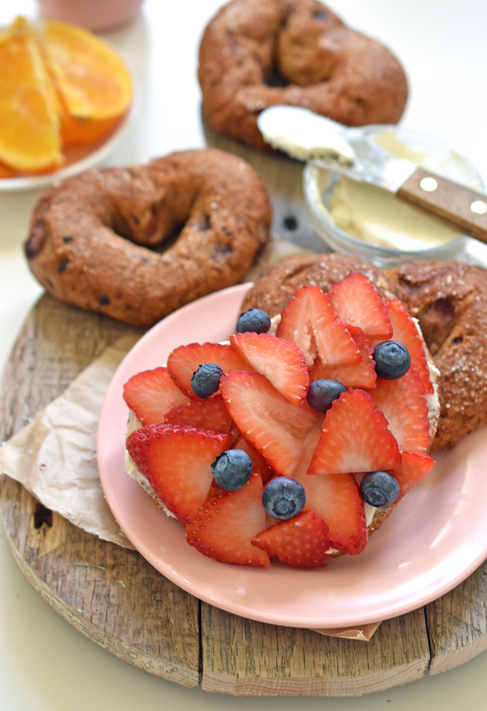 Say I Love You at the breakfast table by making your family gluten free heart shaped bagels in the morning!