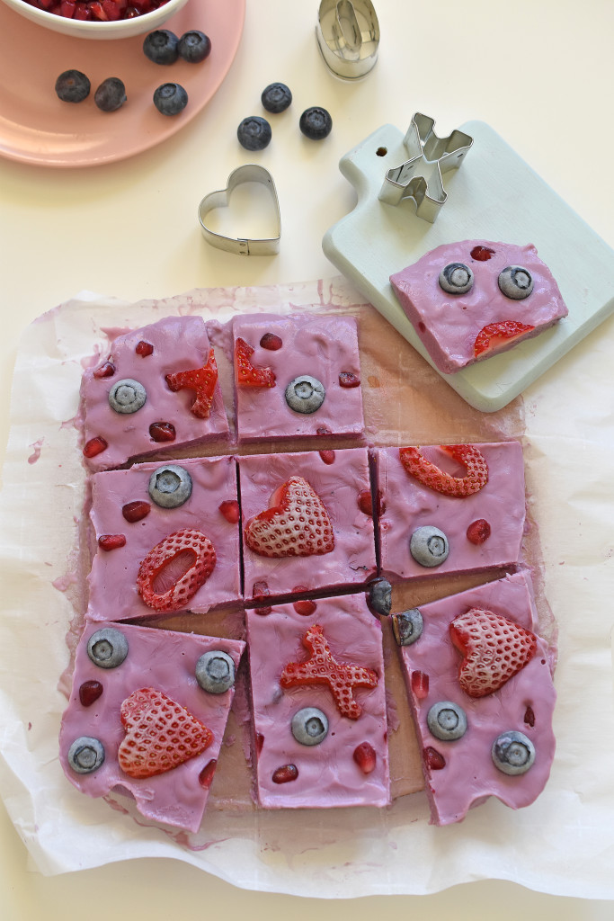 Make February a little healthier with Valentine's Yogurt Bark. Full of fresh fruit and yogurt, you can feel good about this holiday-themed treat!