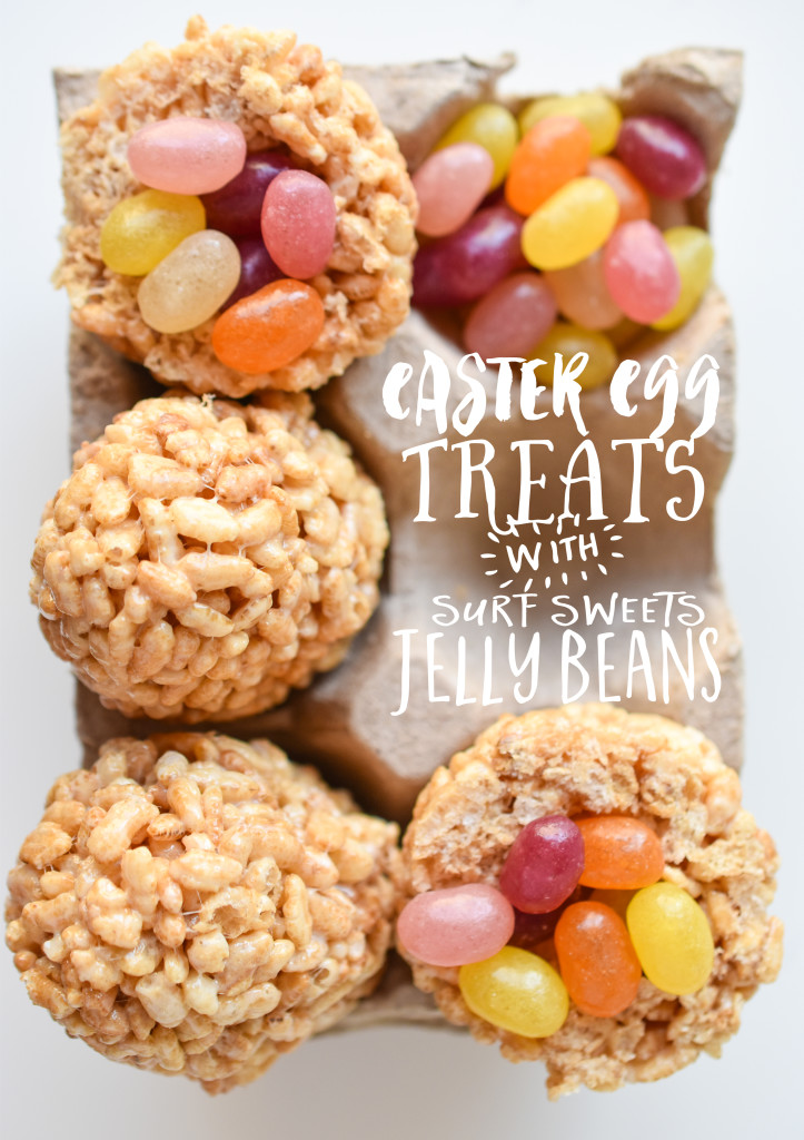 Jelly Bean Easter Egg Treats Fork and Beans