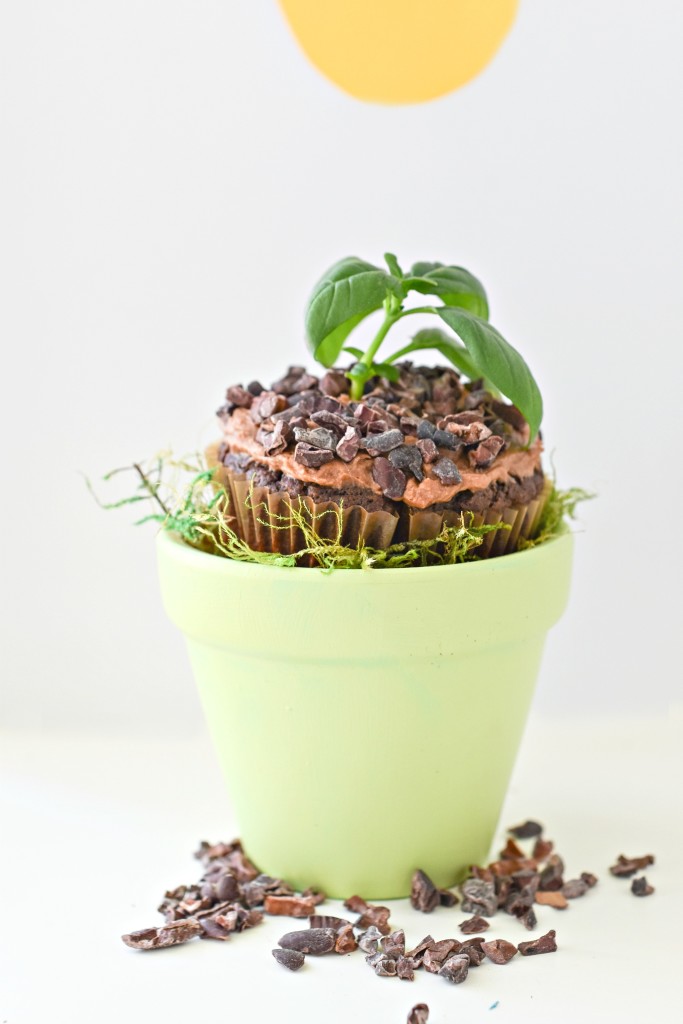 Celebrate Earth Day with a fun and easy edible craft with these gluten free Plant A Tree Cupcakes 