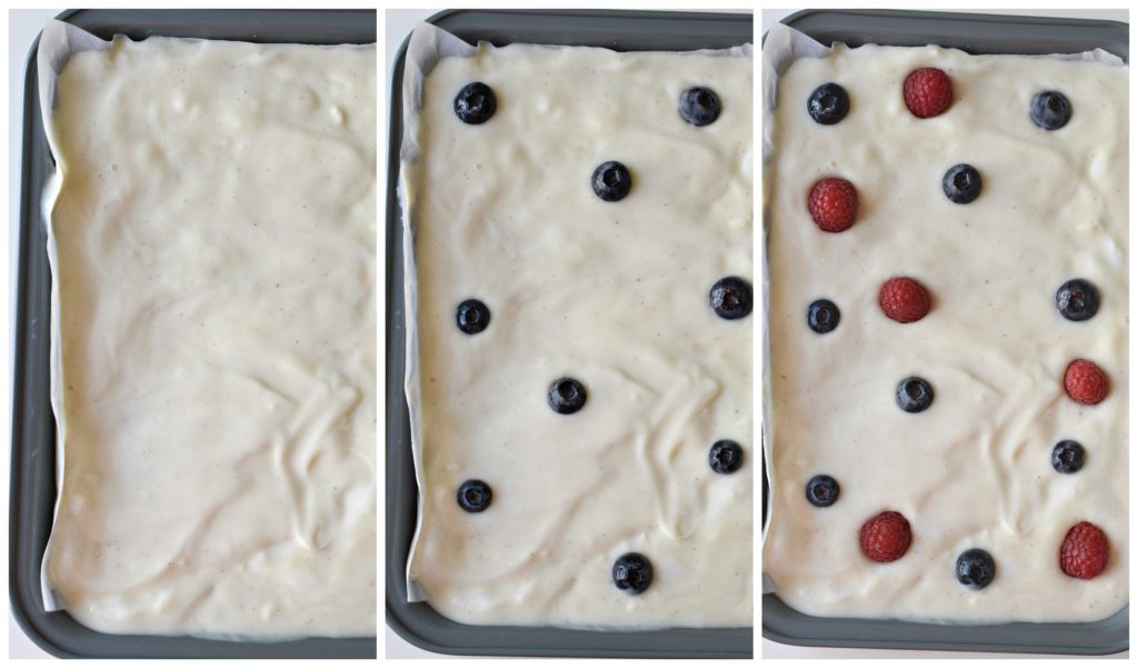 July 4th Yogurt Bark: All you need is 4 simple ingredients to create this incredibly easy and fun summer-themed, dairy free snack/breakfast for your kids. 