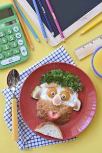 Now your kid's breakfast dreams can come true. Put a smile on your their face tomorrow morning with the delight of this Funny Breakfast Man on a plate!