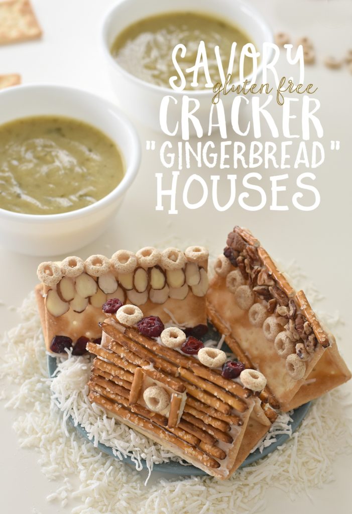 Savory Cracker Gingerbread Houses