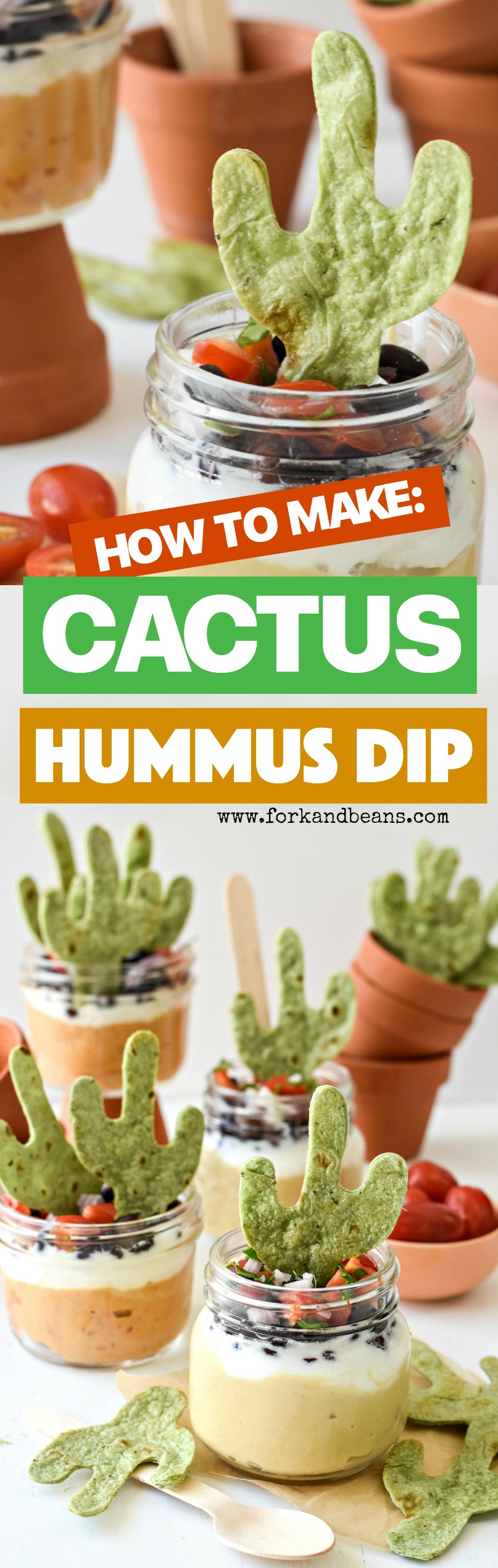 What better way to say thank you to this snacking staple on it's national holiday than with your very own Cactus Hummus Dip?