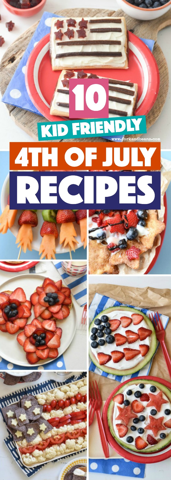 10 FUN July 4th Kid Recipes 1