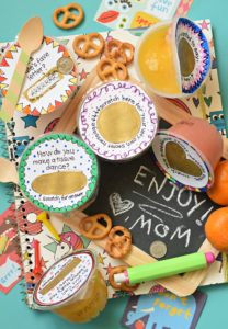 Make your kid's lunch FUN by creating your very own DIY Lunchbox Scratch Off Messages. Just use a coin to scratch off the paint to reveal your secret note!
