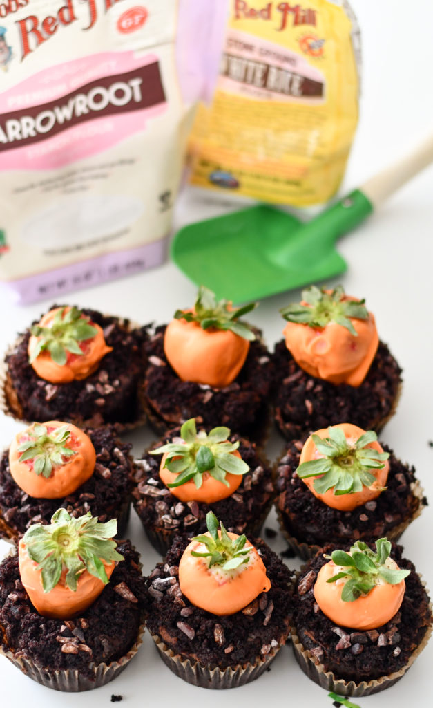 Carrot Garden Cupcakes