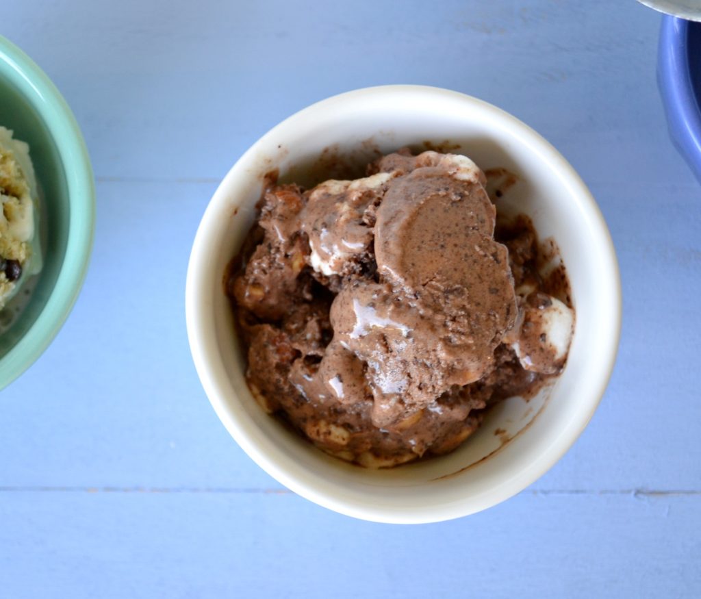 Easy Vegan Rocky Road Ice Cream - Fork and Beans