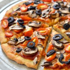 Gluten-Free Pizza Crust {Dairy-Free & Vegan} - Mama Knows Gluten Free