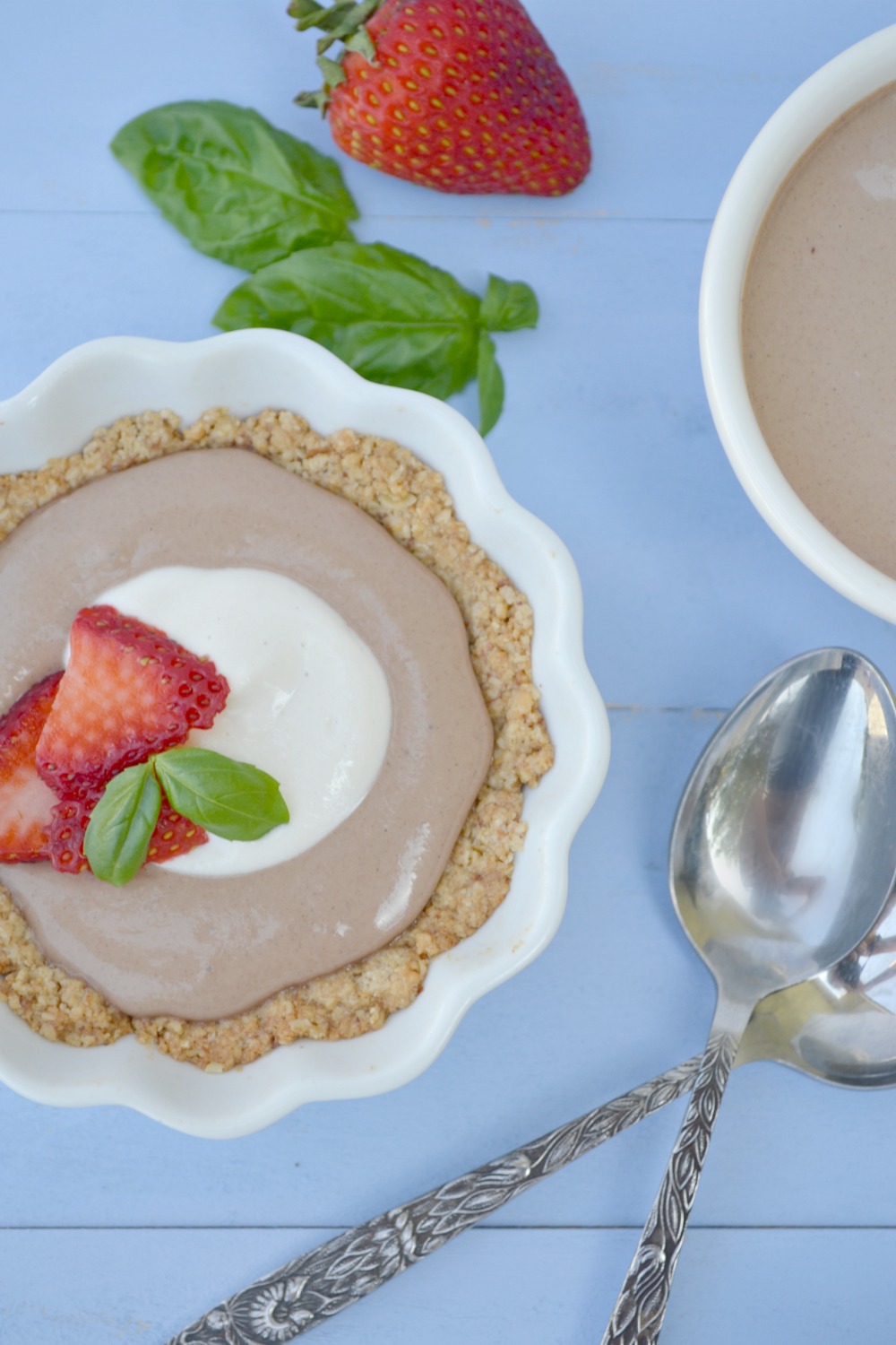 Raw Chocolate Cream Pies - Fork and Beans