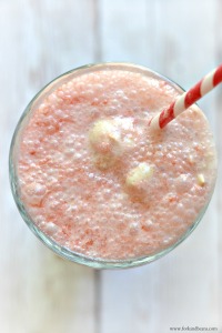 3 Ingredient Peanut Butter and Jelly Float - Fork and Beans
